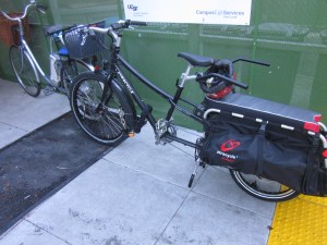 At last there are two bikes at preschool drop off.
