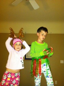 These are the appropriate costumes for 1-legged airplane rides on your parents' bed.