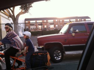 I still can't ride a bike, but I see them all the time: BionX Mundo!