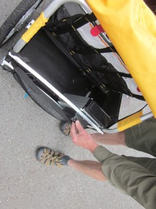 This is the cargo hold with the battery for the assist.