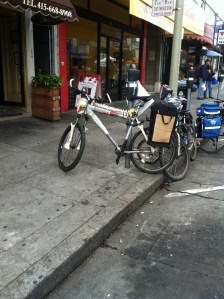 Spotted at Richmond Sunday Streets: skeleton bike