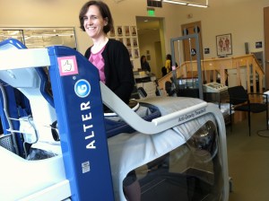 I learned how to walk again on the anti-gravity treadmill, but I don't need it anymore.