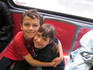 It's also been a Muni-rific couple of weeks. Kids love trains.