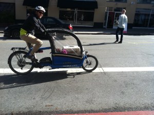 That's a cat carrier in our Bullitt. There's very little it can't haul.