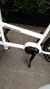 Here's the Bosch assist, looking very subtle.