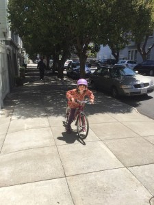 Our daughter has moved up to the Torker; our son has moved up to the Brompton.