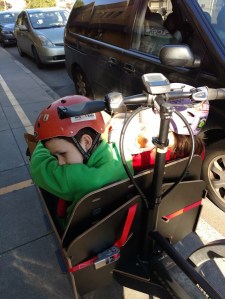 Note that at this level, we were constantly doing a helmet v. handlebars contest 